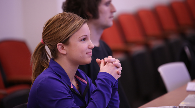 Two student in class